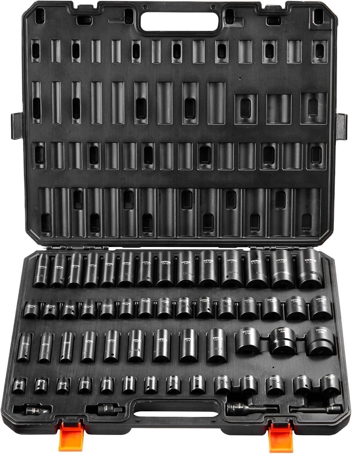 VEVOR Impact Socket Set 59PCS for Auto Repair with Cr-Mo Steel