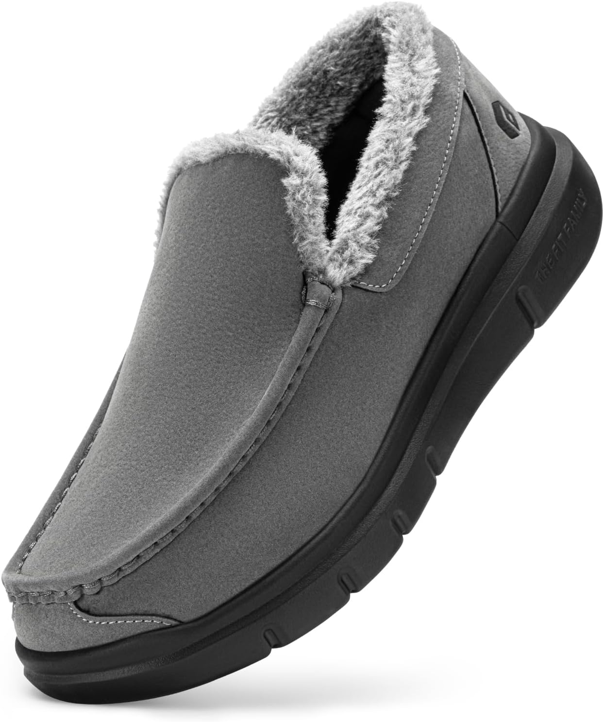 FitVille Extra Wide Men Slippers for Comfort and Warmth