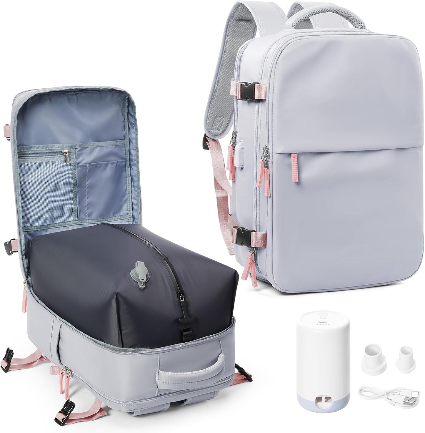Suwasp Vacuum Compression Backpack: 45L Travel Solution