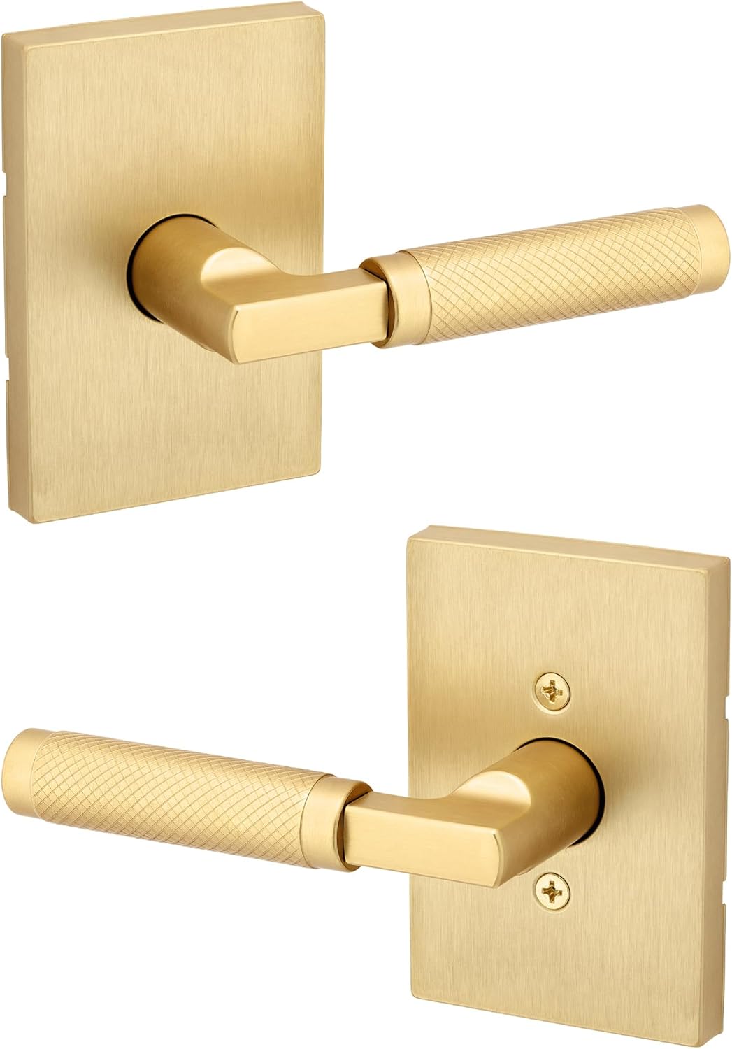 Kwikset Prava Interior Passage Door Knurled Handle for Hallways