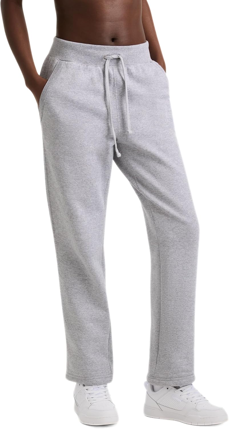 Champion Women's Open-Bottom Fleece Sweatpants for Comfort