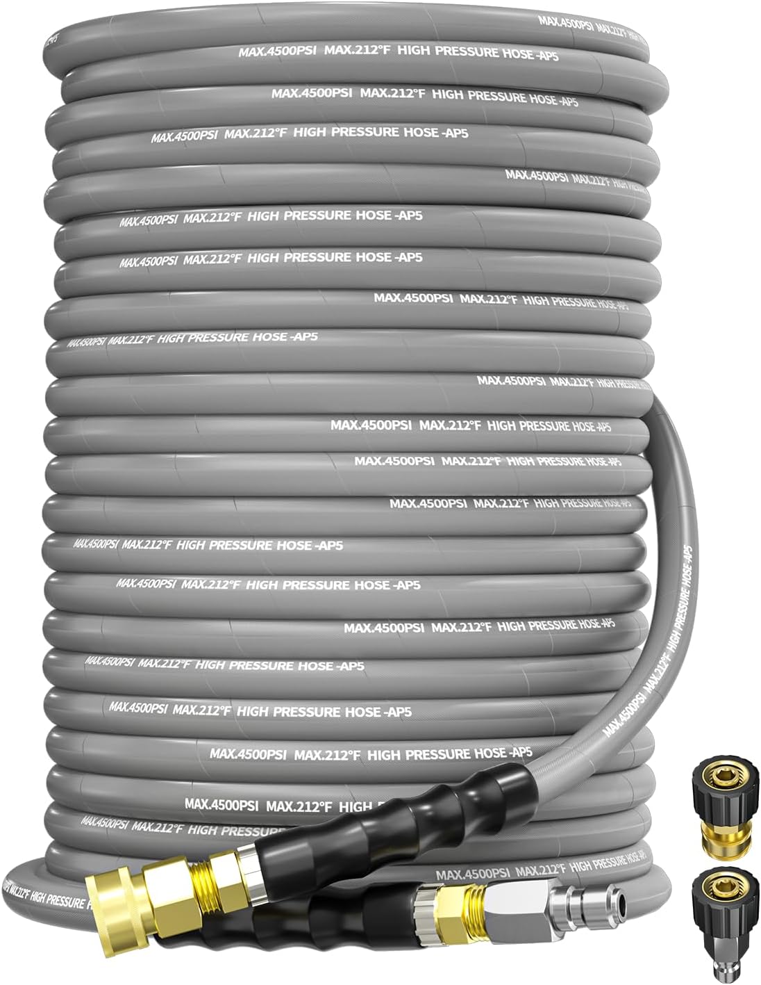 Pressure Washer Hose 125FT 3/8in for Hot and Cold Water Use