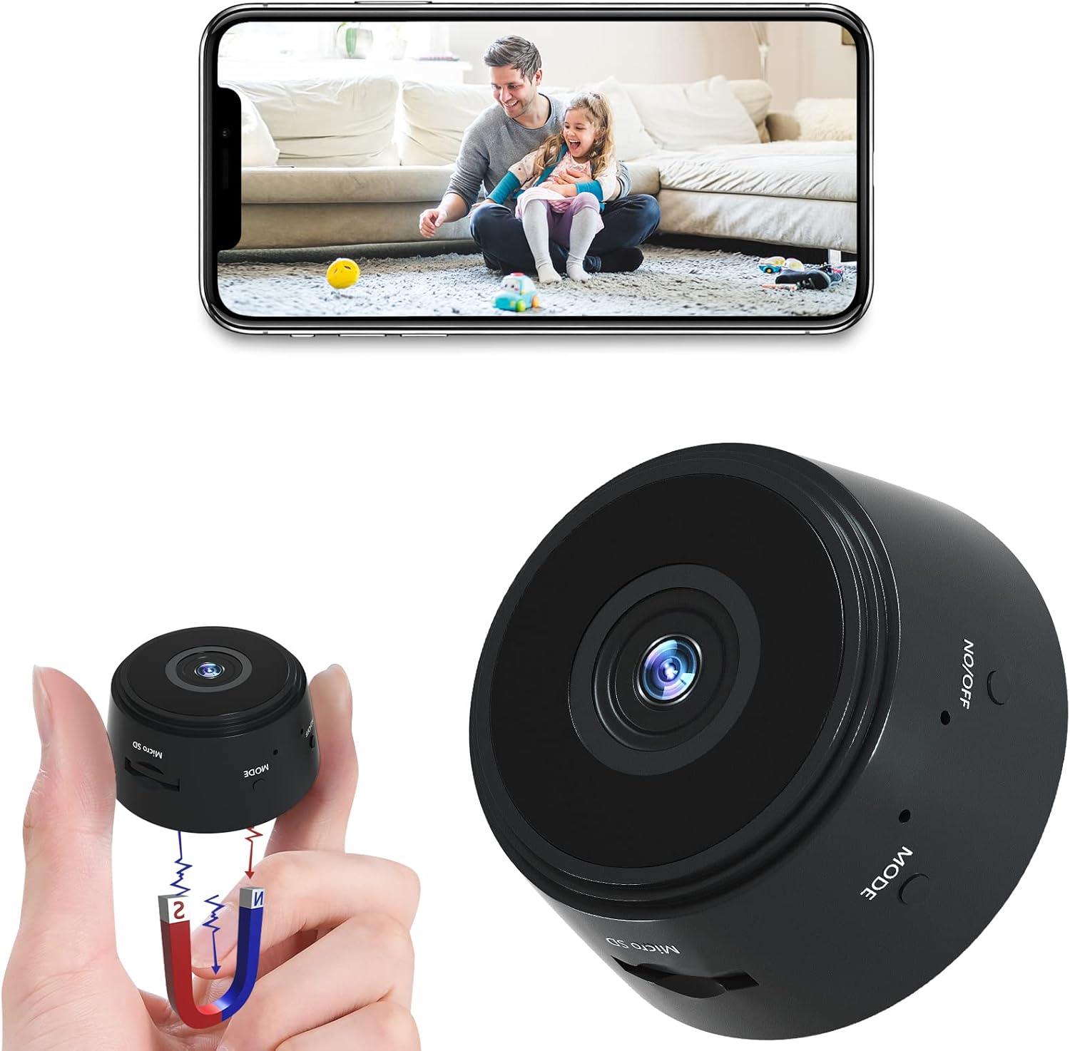 HD Wireless Spy Camera: Home Security Bliss!