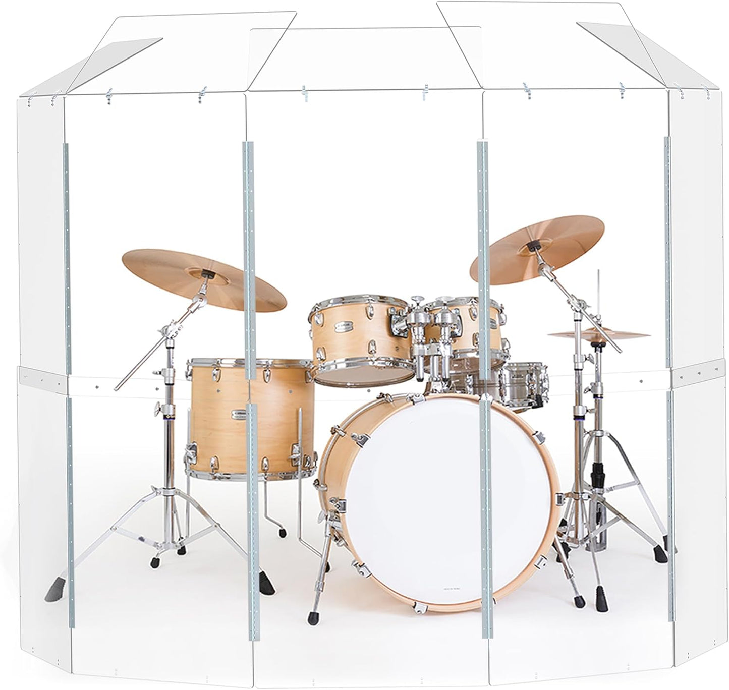 Drum Shield with Smart Deflection Noise-Reduction System