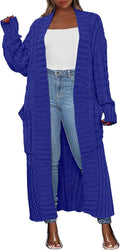 Caracilia Women's Fashionable Long Cardigan Sweater for Fall 2025
