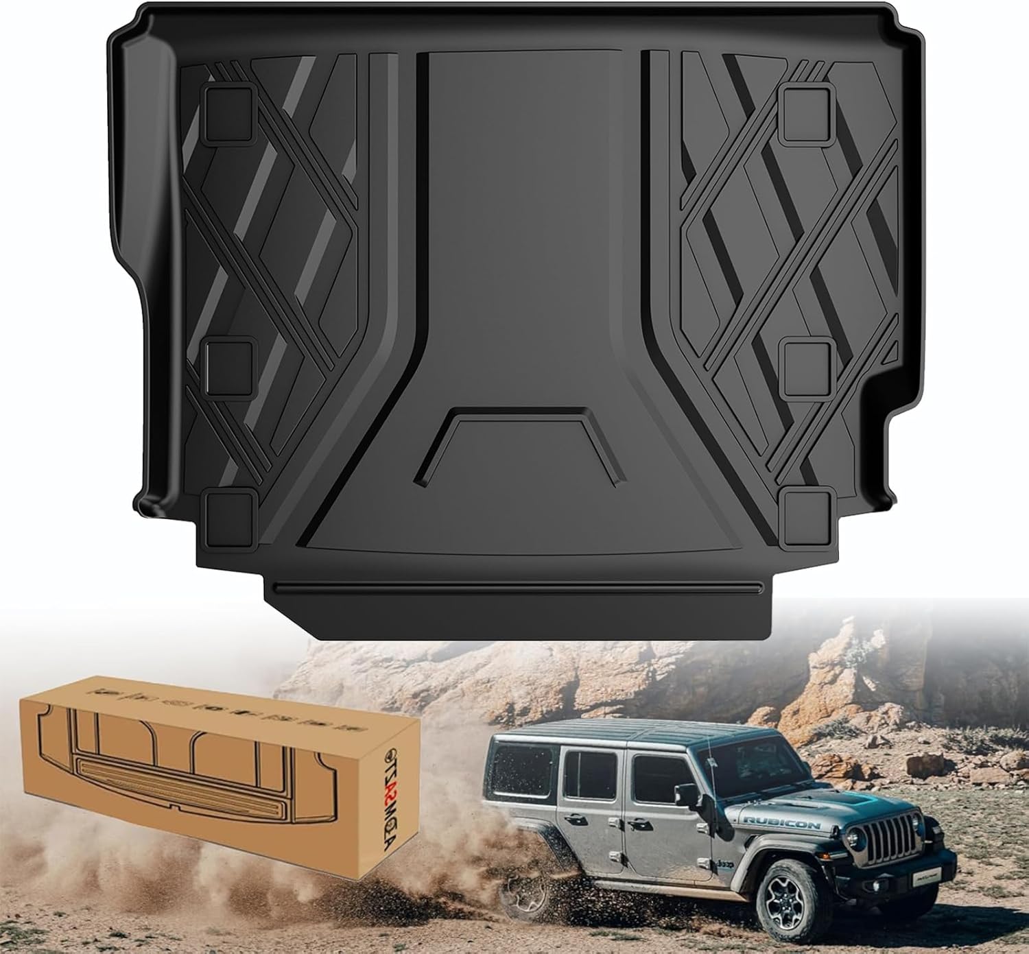Upgraded Wrangler JL Trunk Mat for 2018-2025 Jeep Models