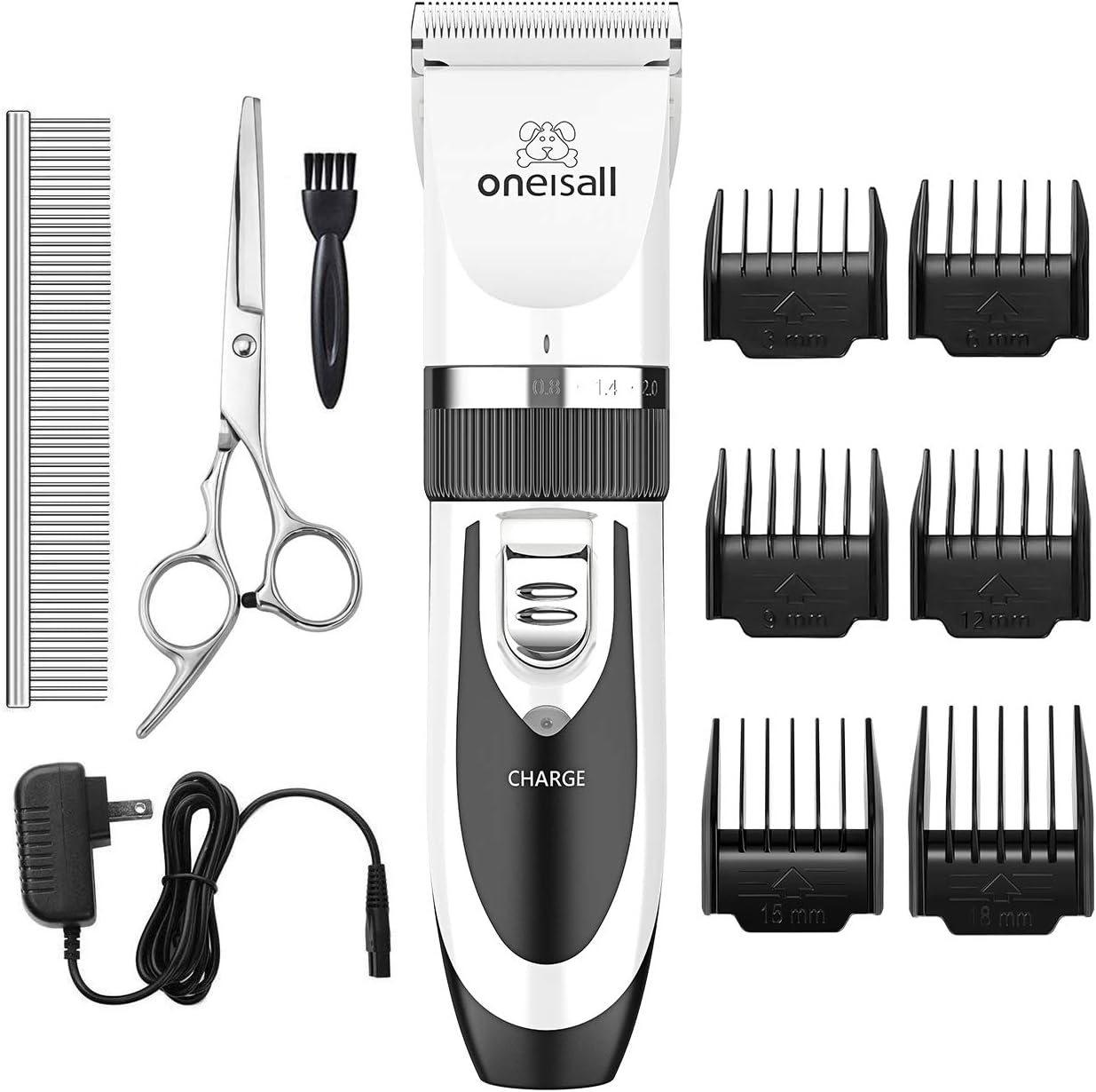 oneisall Dog Shaver Clippers for Quiet Grooming Experience