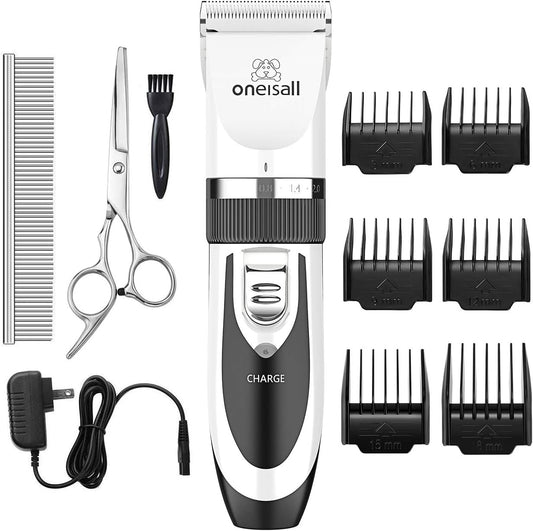 oneisall Dog Shaver Clippers for Quiet Grooming Experience