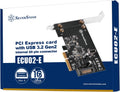 SilverStone ECU02-E PCIe USB 3.2 Gen 2 Card - Adds Front Type-C Port