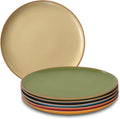 Mora Ceramic Artisan Matte Dinner Plates Set of 6 - Mindful, Durable