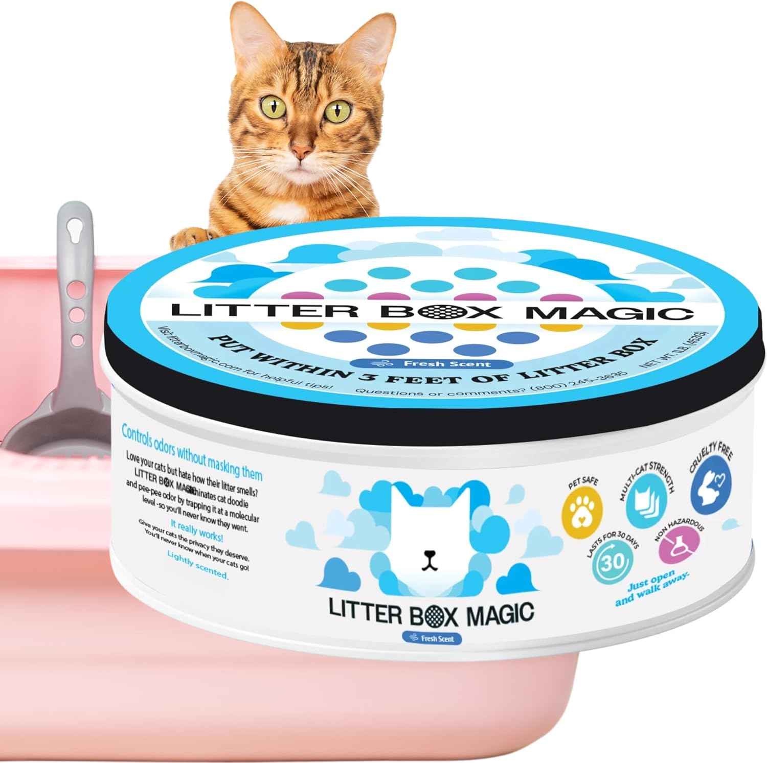 Odor-Free Cat Litter - Litter Box Magic