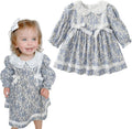 Simplee kids Baby Girls Smocked Dress for Spring and Fall Wear