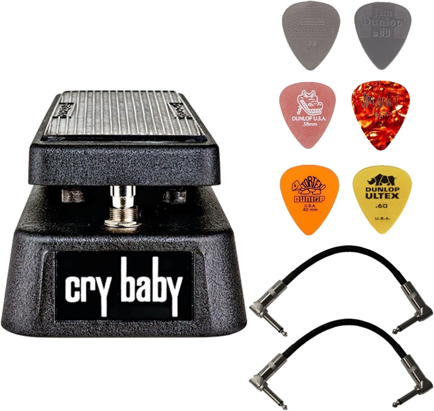 Dunlop Crybaby GCB-95 Classic Wah Pedal Bundle with Picks