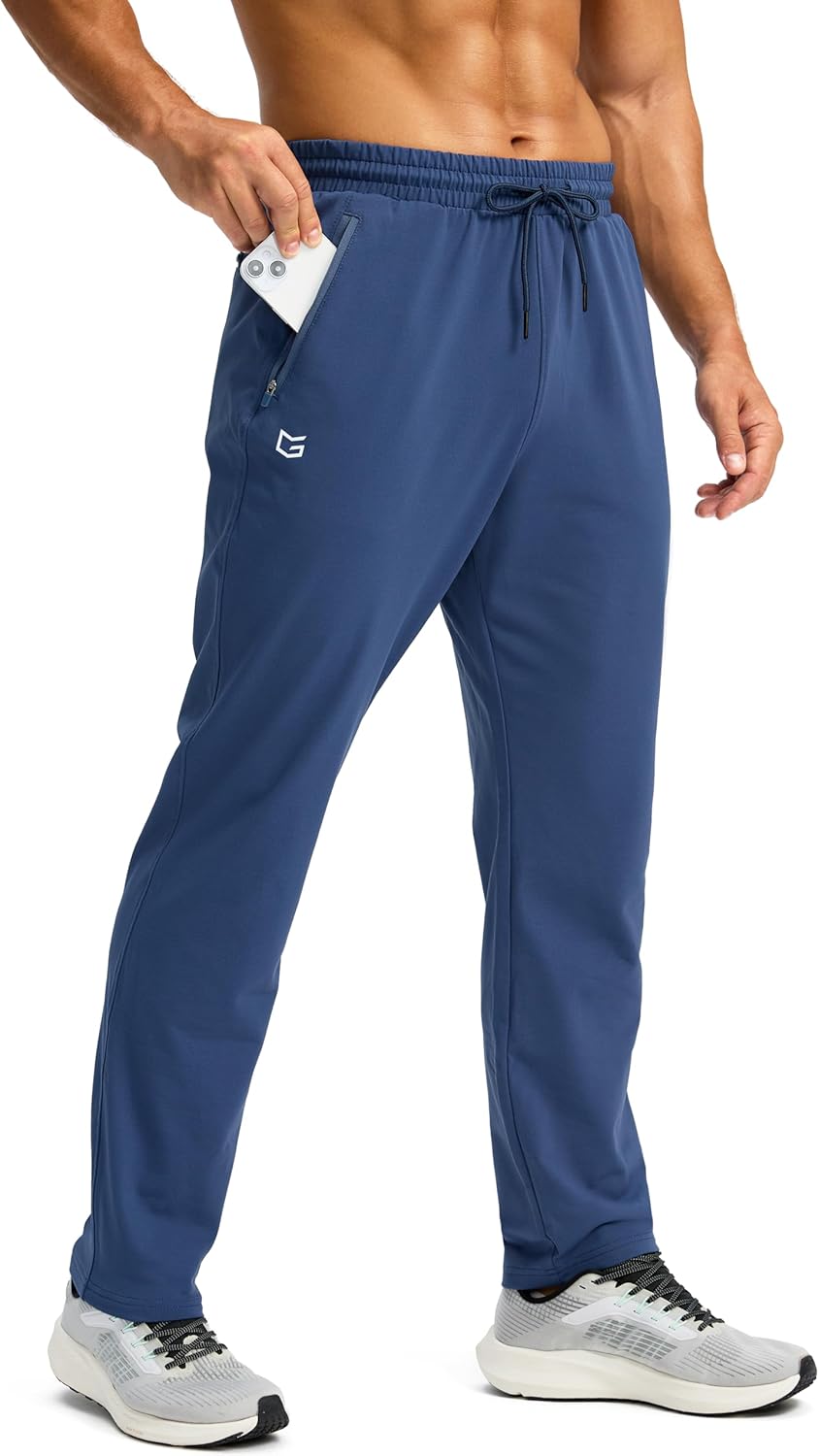 Fleece Lined Winter Pants for Men - Warm Athletic Joggers