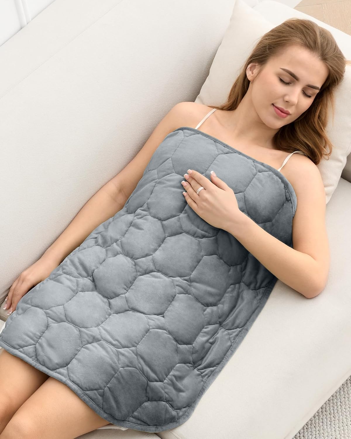 Cottonblue Weighted Lap Blanket for Cozy Relaxation and Travel