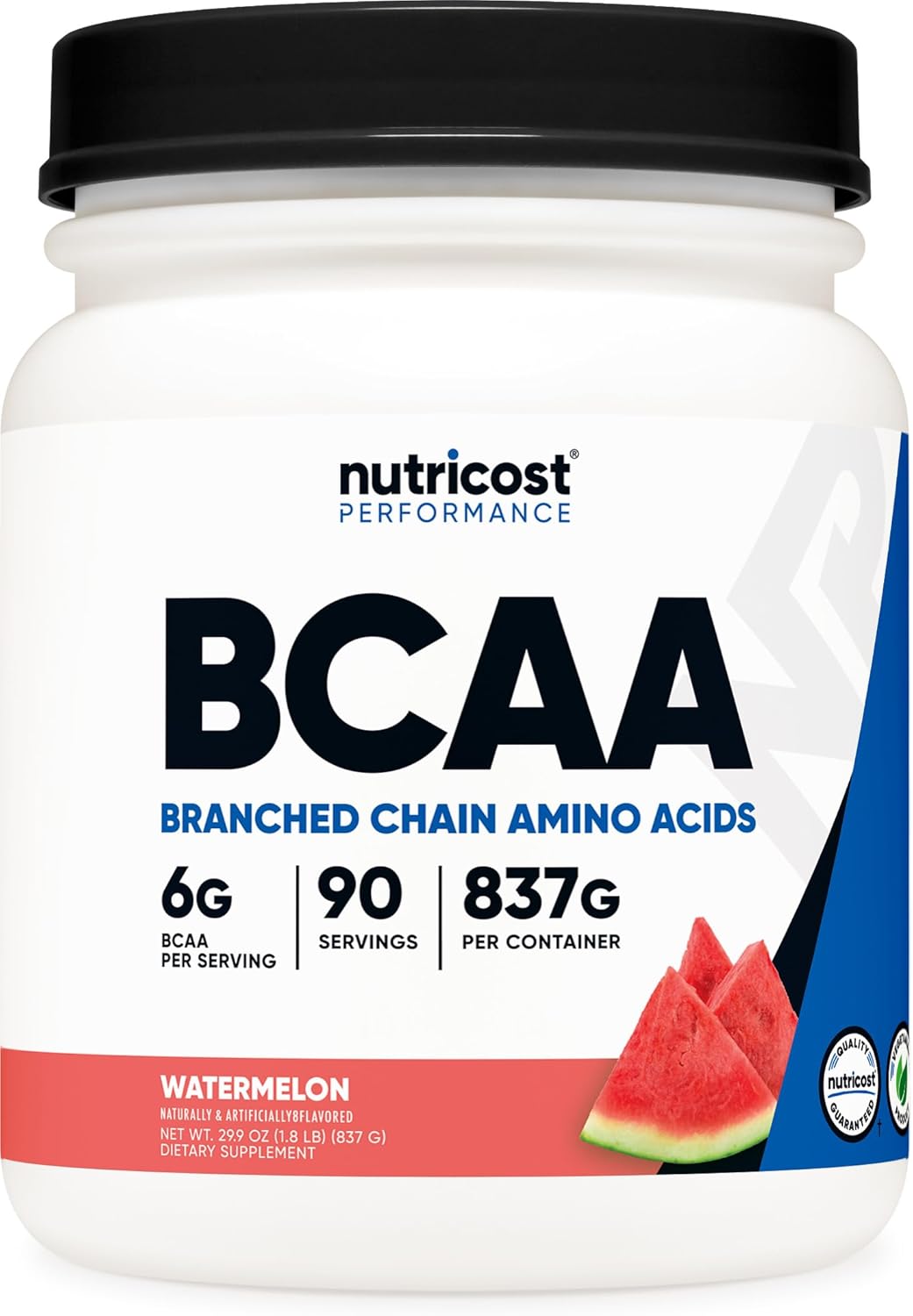Nutricost BCAA Powder - Watermelon Flavor for Optimal Recovery