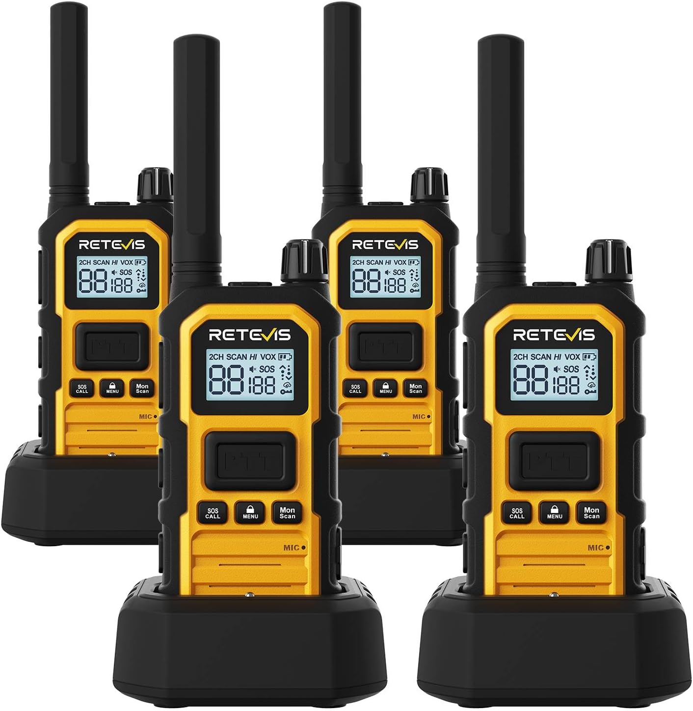 Retevis RB48 Plus Walkie Talkies for Adults - Long Range & Durable