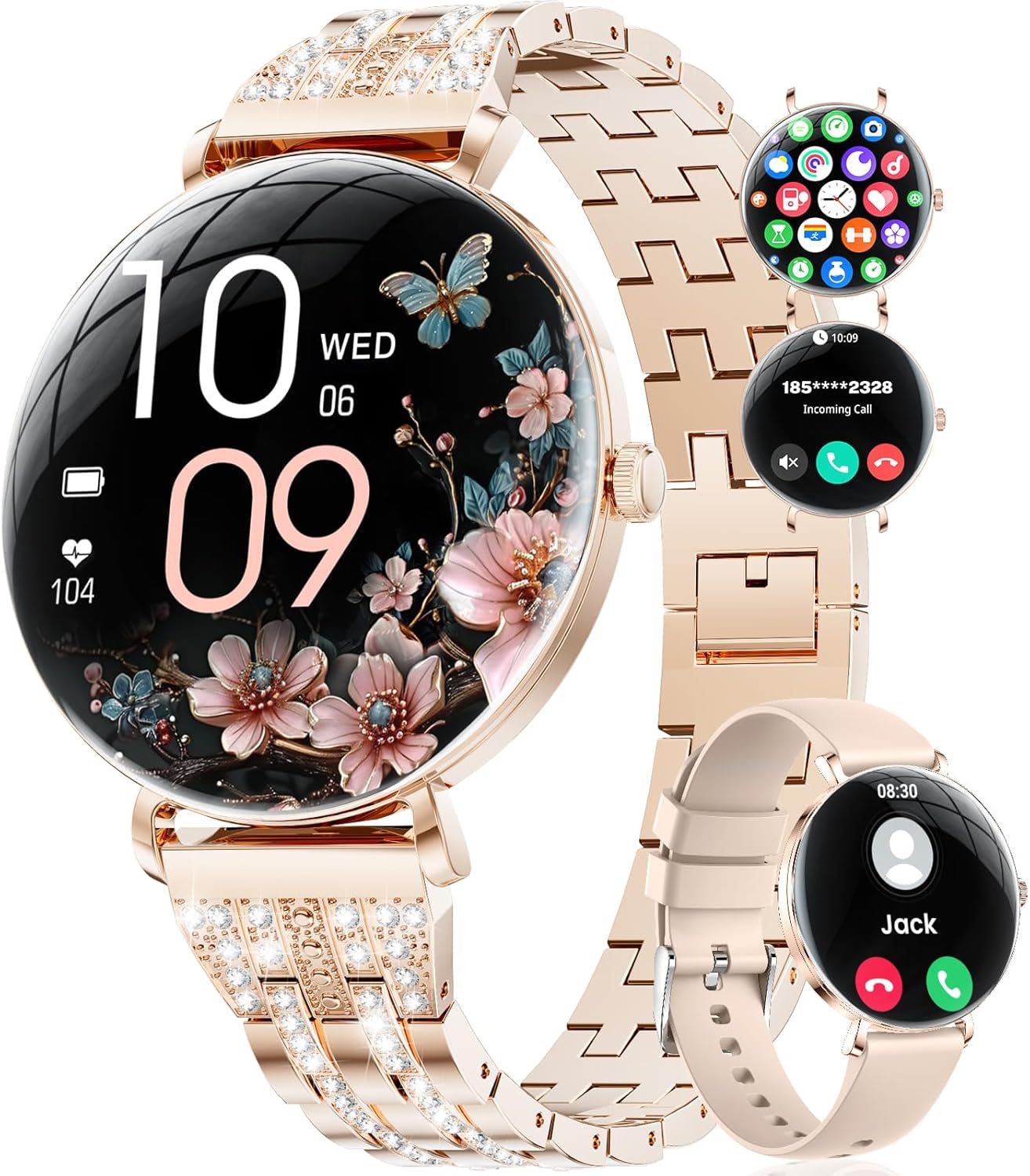 LIGE Ultra-Thin Smart Watch for Women with Heart Rate Tracker