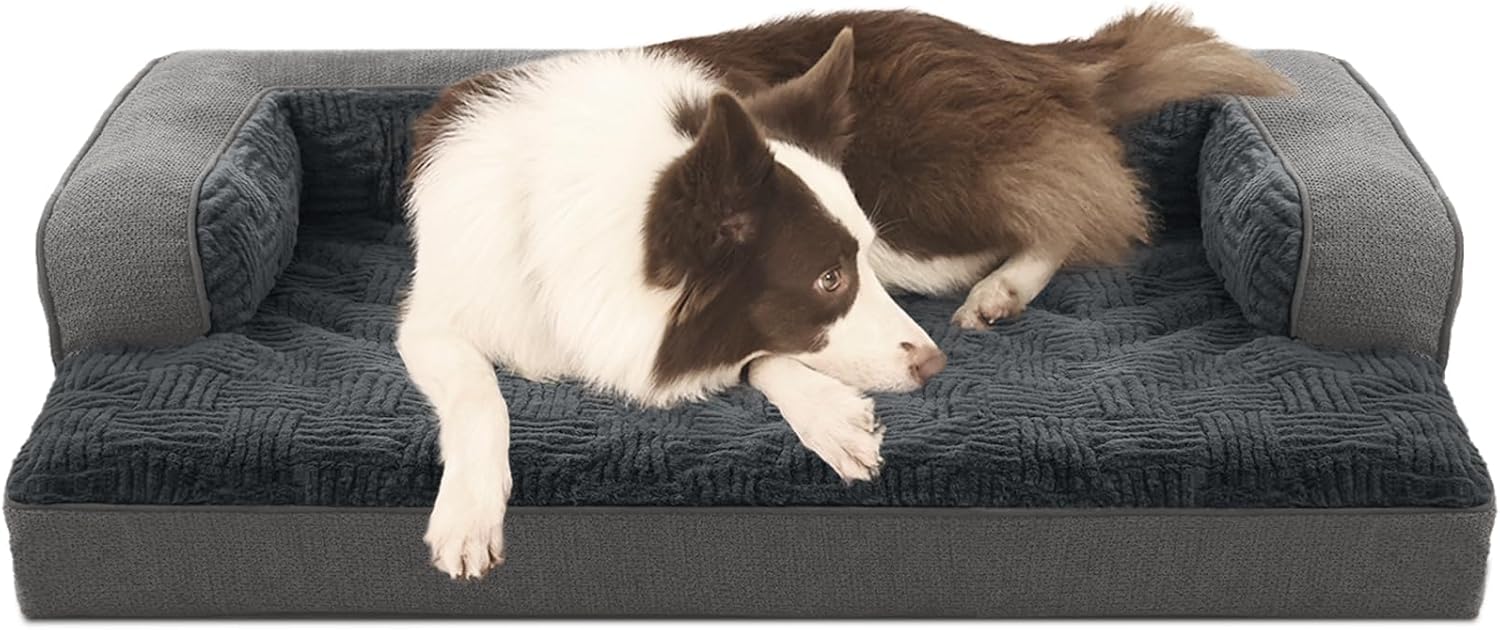 WINDRACING Orthopedic Dog Bed for Large Dogs 40x28in