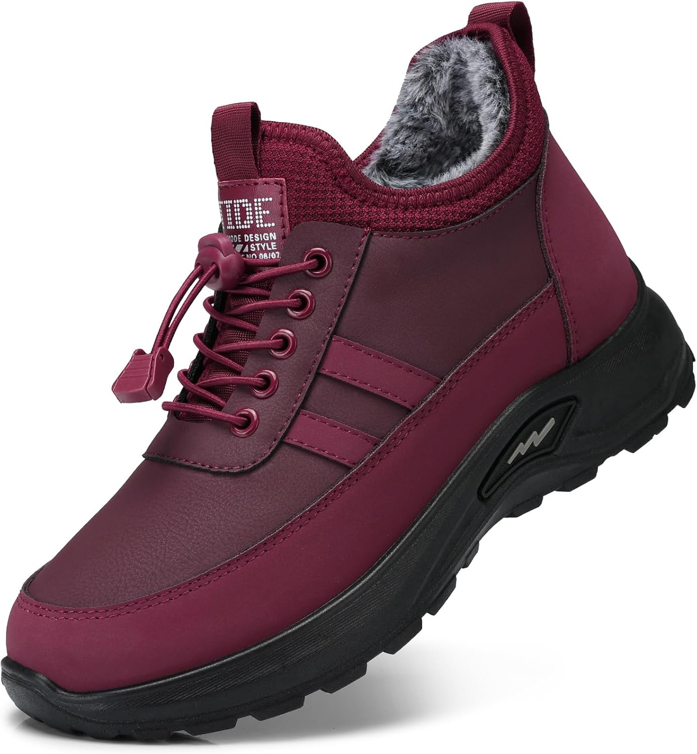 SHIBEVER Winter Snow Boots for Women: Cozy Slip-On Ankle Booties