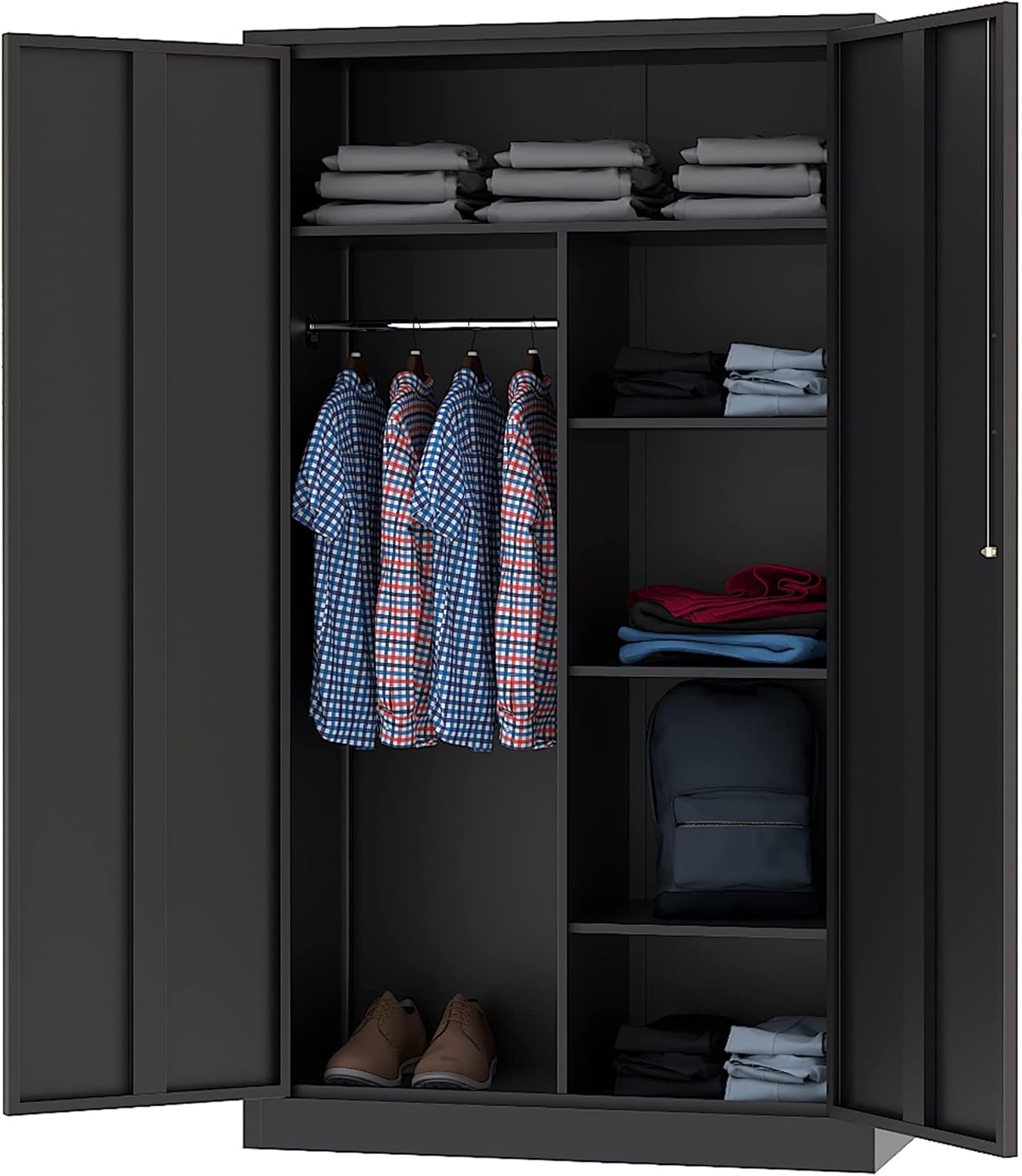 Letaya Metal Storage Cabinets for Secure Clothing and Gear