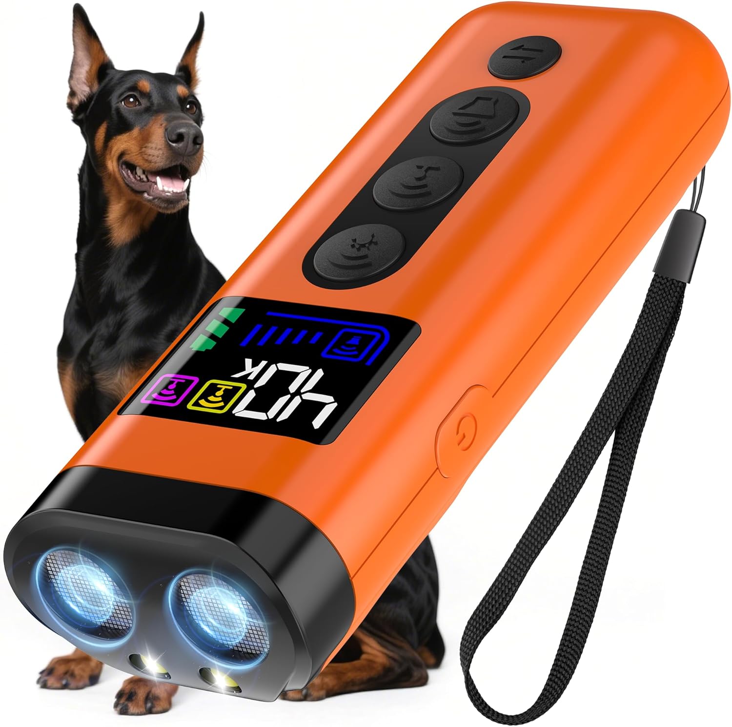 Dog Bark Deterrent Device with 65FT Range for Effective Training