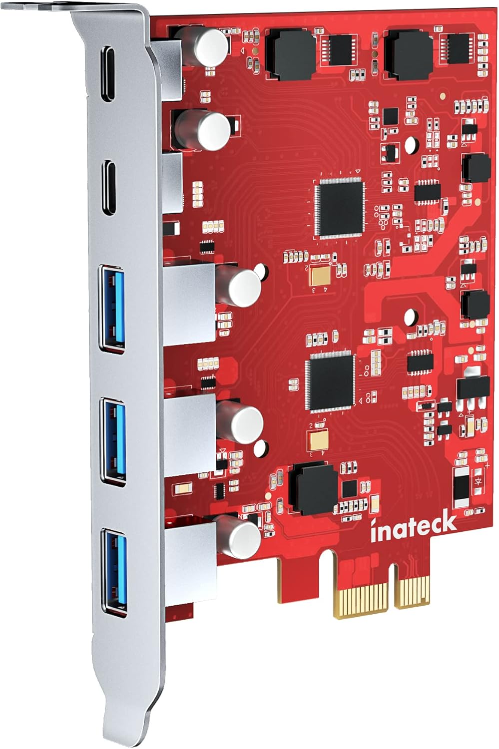 Inateck USB 3.2 Gen 2 Extension Card: 5 Ports, 8Gbps, No Power Needed!
