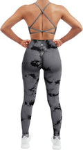 SUUKSESS Women Seamless Workout Sets Strappy Sports Bra High Waist 2-4