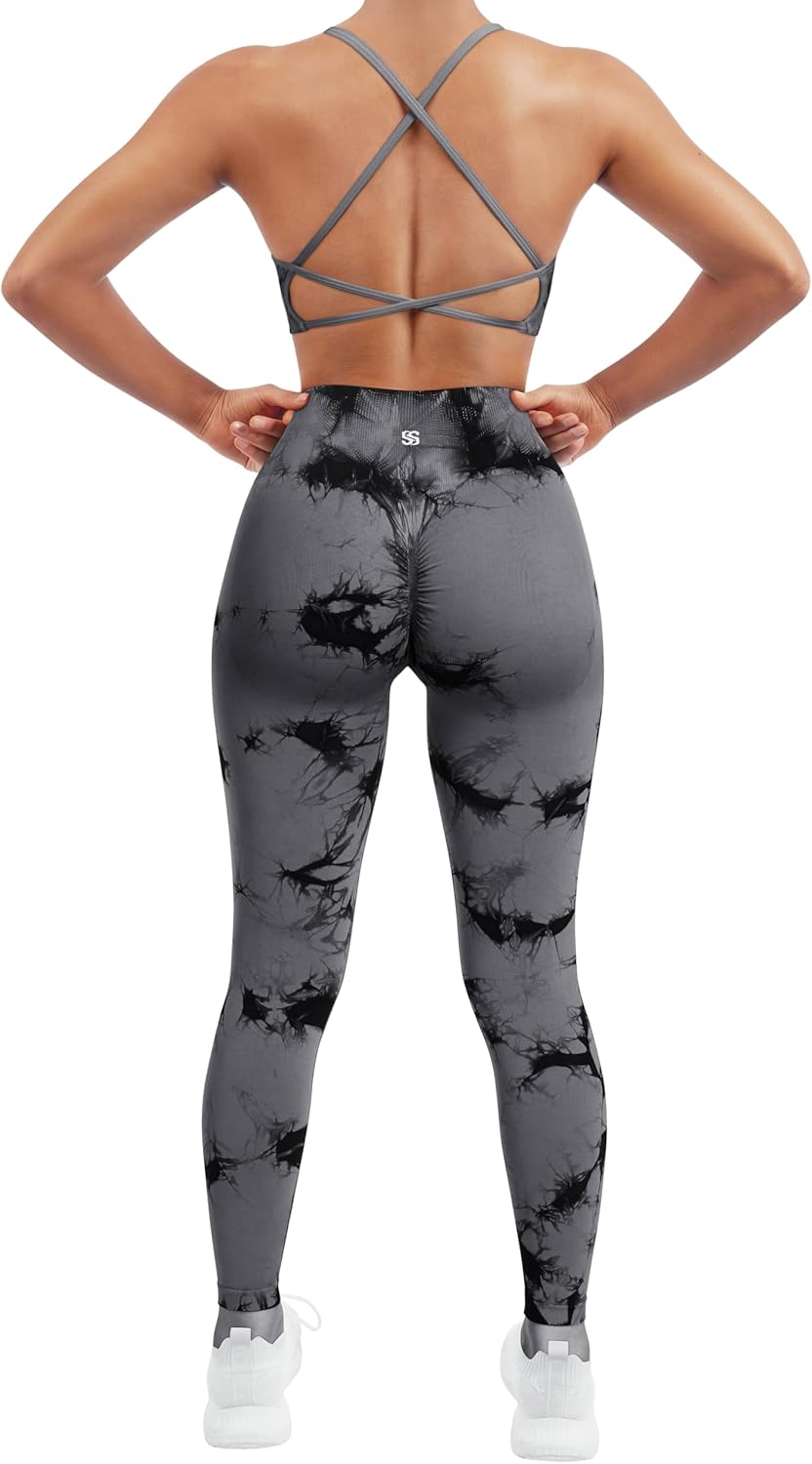 SUUKSESS Women Seamless Workout Sets for Yoga and Fitness