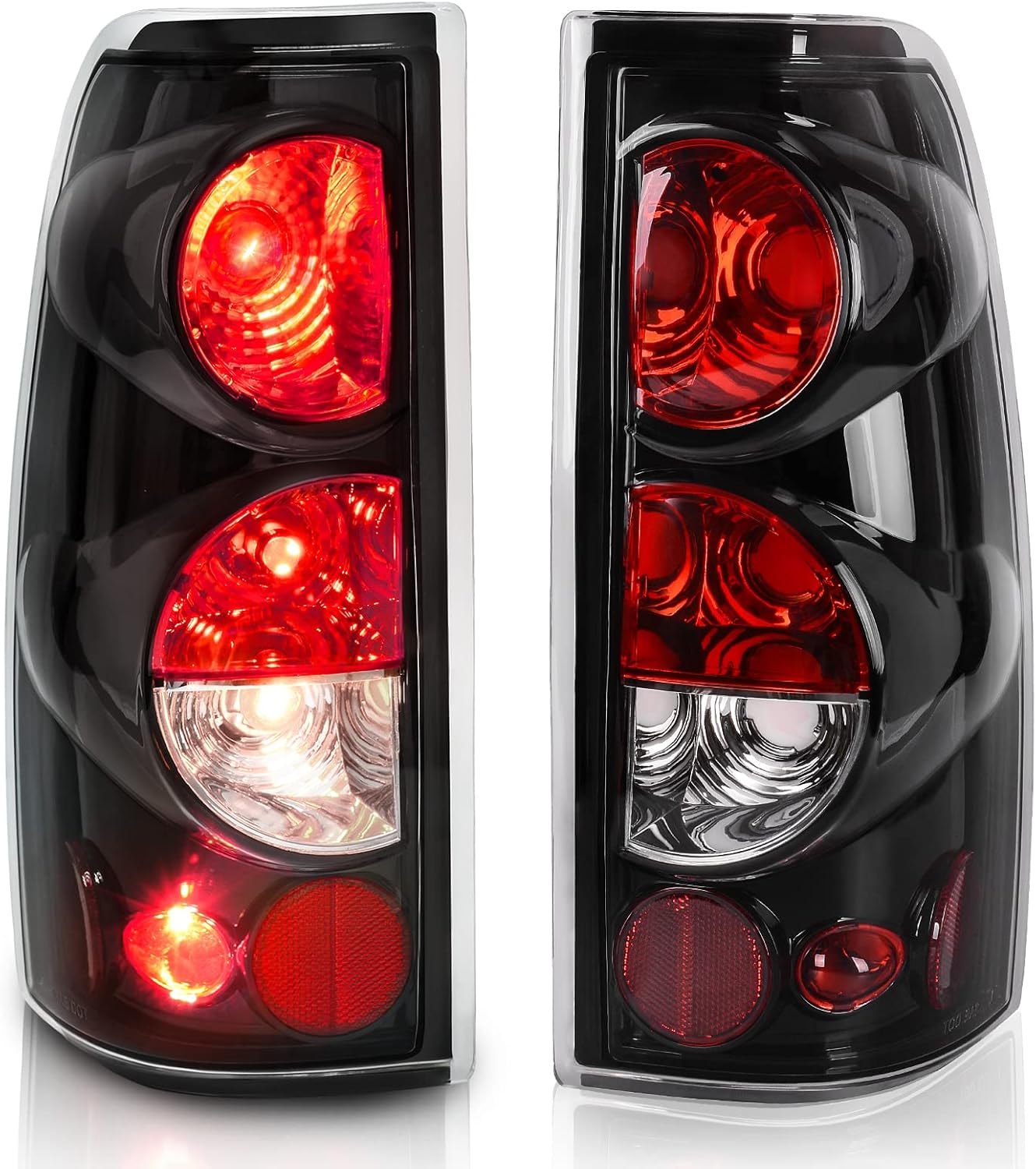 DWVO Tail Lights for 1999-2002 Chevy Silverado & GMC Sierra