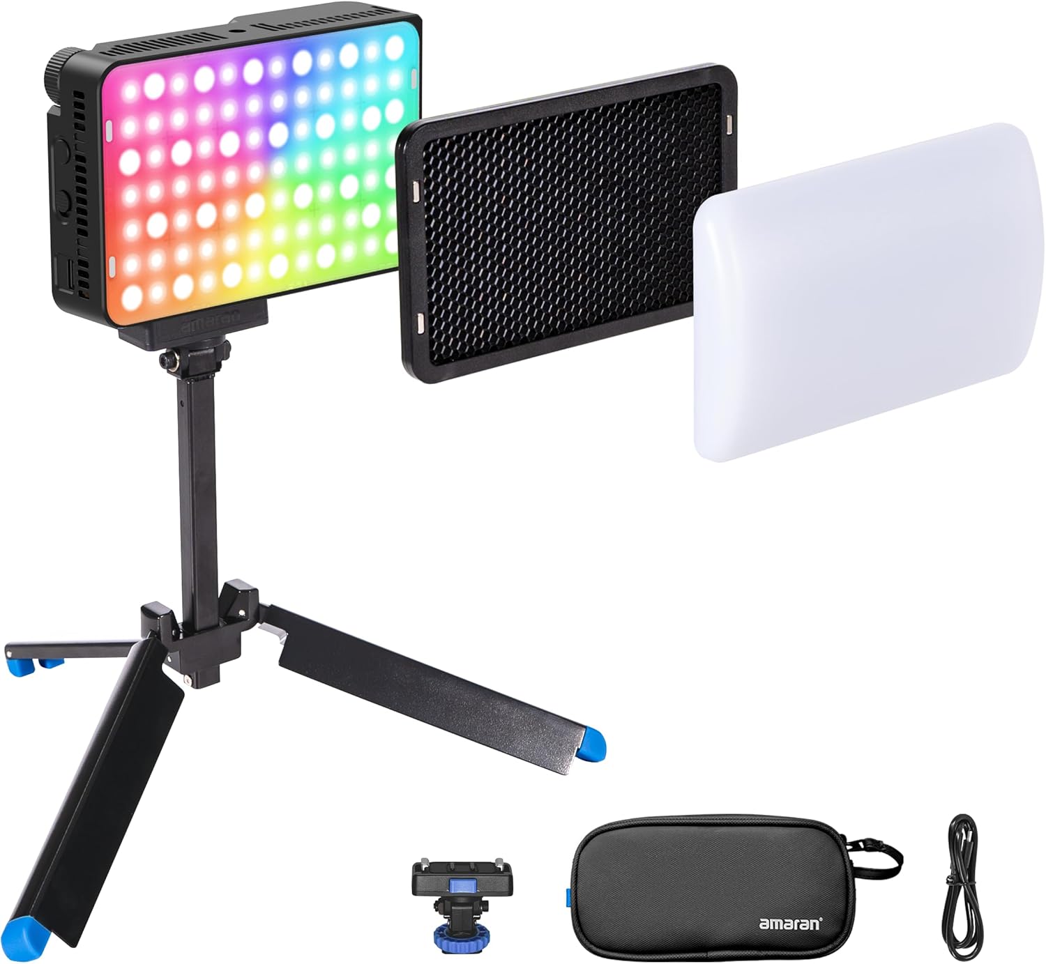 Amaran Ace 25c Kit: Compact RGBWW LED Light for Creators