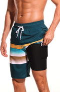 difficort Mens Swim Trunks with Compression Liner - Quick (Style 1FBN)