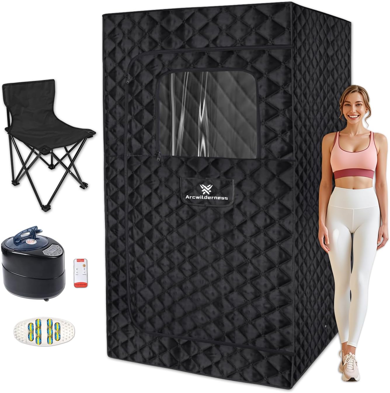 Portable Foldable Sauna with Remote Control