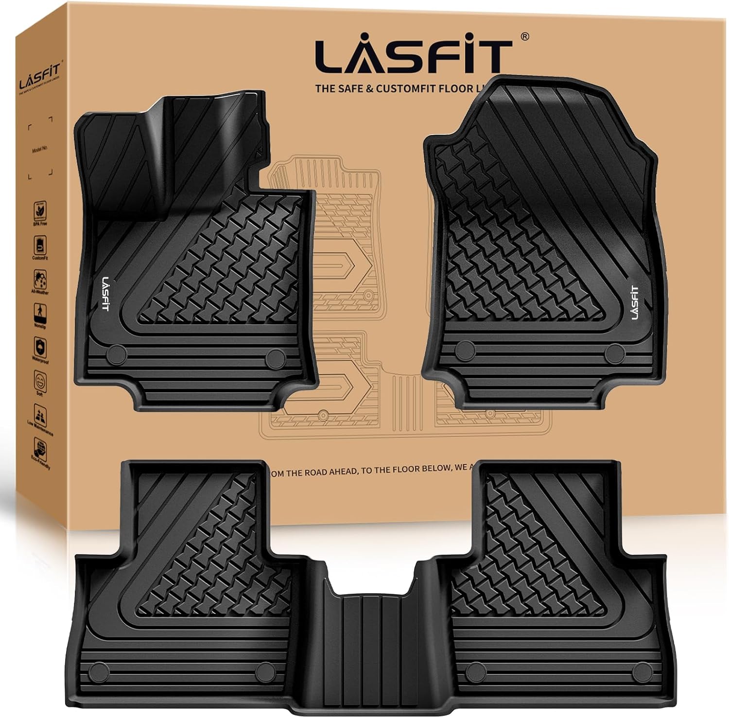 LASFIT Floor Mats for Lexus NX 2022 2023 2024 2025 Models