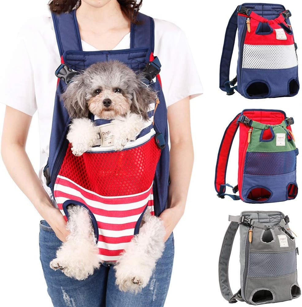 Dog Carrier Backpack for Small Medium Dogs - Hands-Free Travel