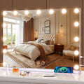 Vanity Makeup Mirror with Lights - Large Lighted Tabletop Mirror