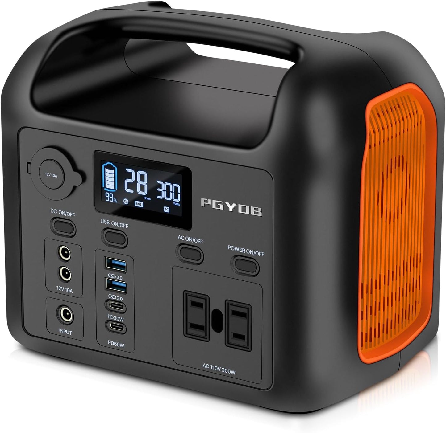 Portable 299Wh Power Station for Camping & Emergency