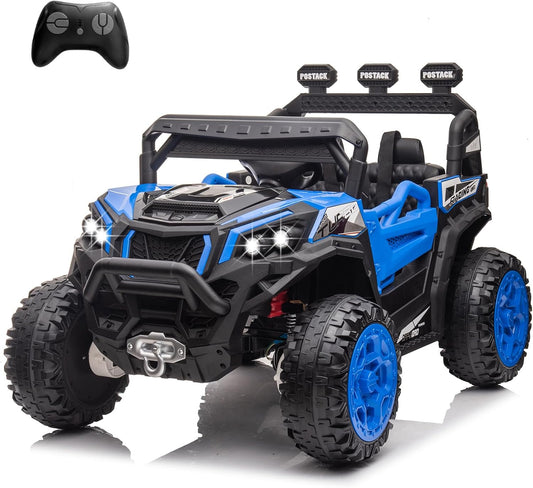 24V 4WD Electric Ride On Car in Blue