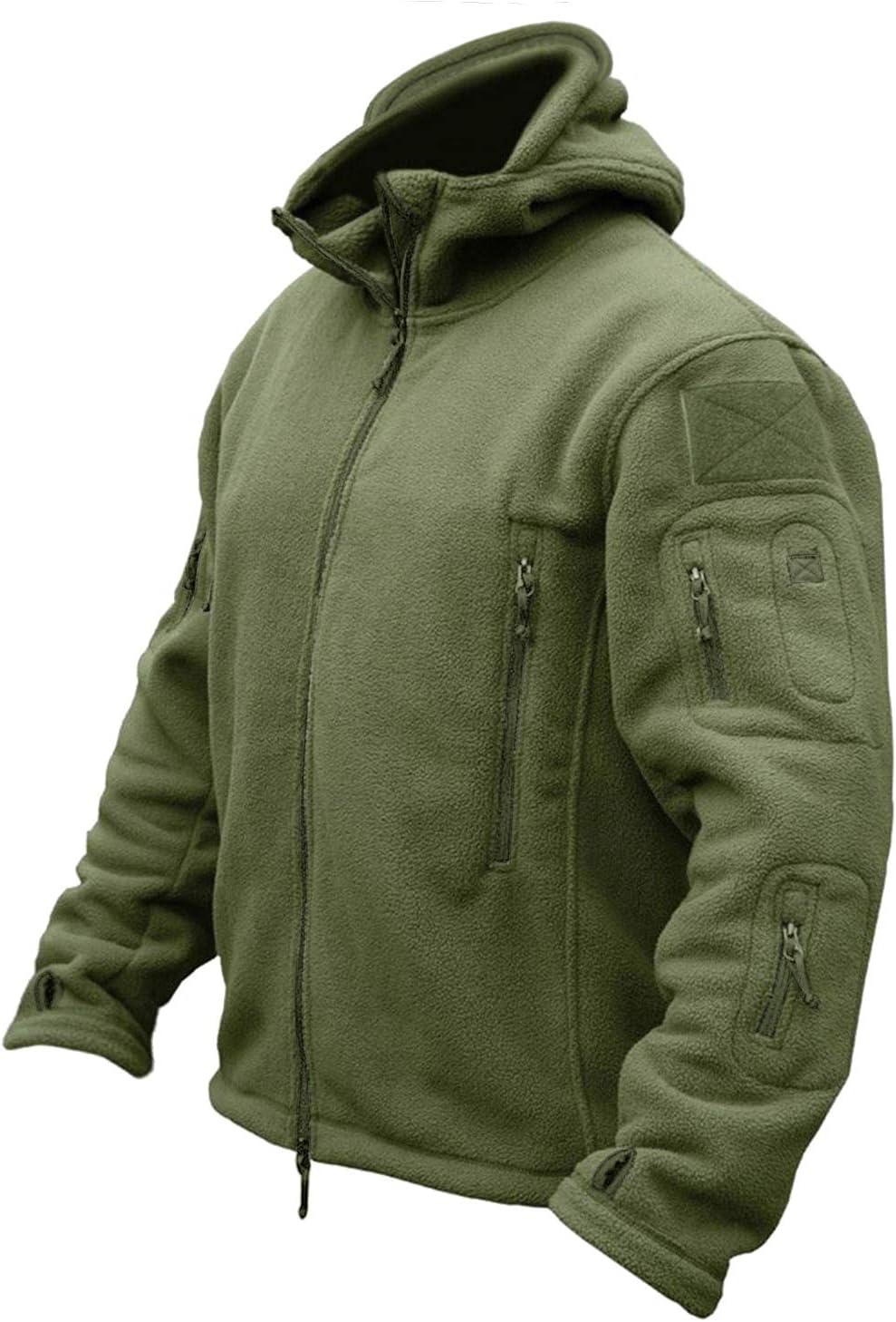 CRYSULLY Men's Military Tactical Sport Warm Fleece Jacket Coats