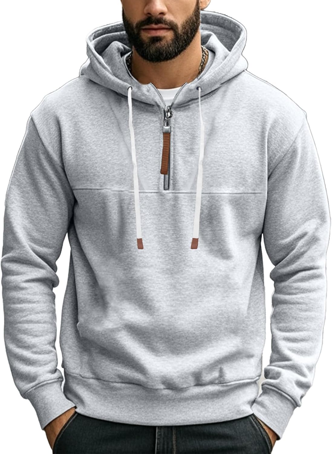 TRFIC Men's Zip Hoodie - Stylish Comfort
