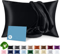 Queen Black Mulberry Silk Pillowcase 19 Momme - Smooth Hair & Skin