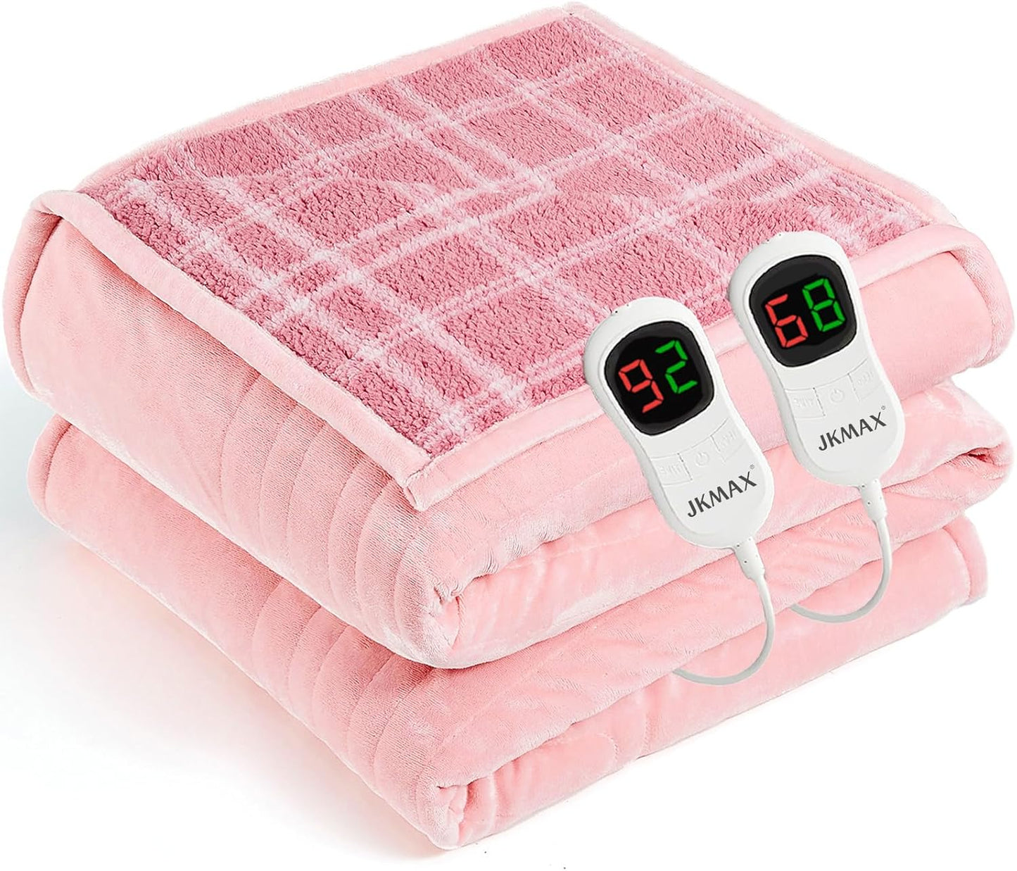 Heated Electric Blanket Queen Size - Flannel Heating Blanket