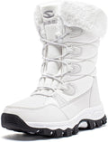 Kids Winter Snow Boots Waterproof Faux Fur Lined - Warm Mid-Calf