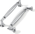 khtumeware 5 in Polished Chrome Cabinet Pulls - Heavy Duty Solid
