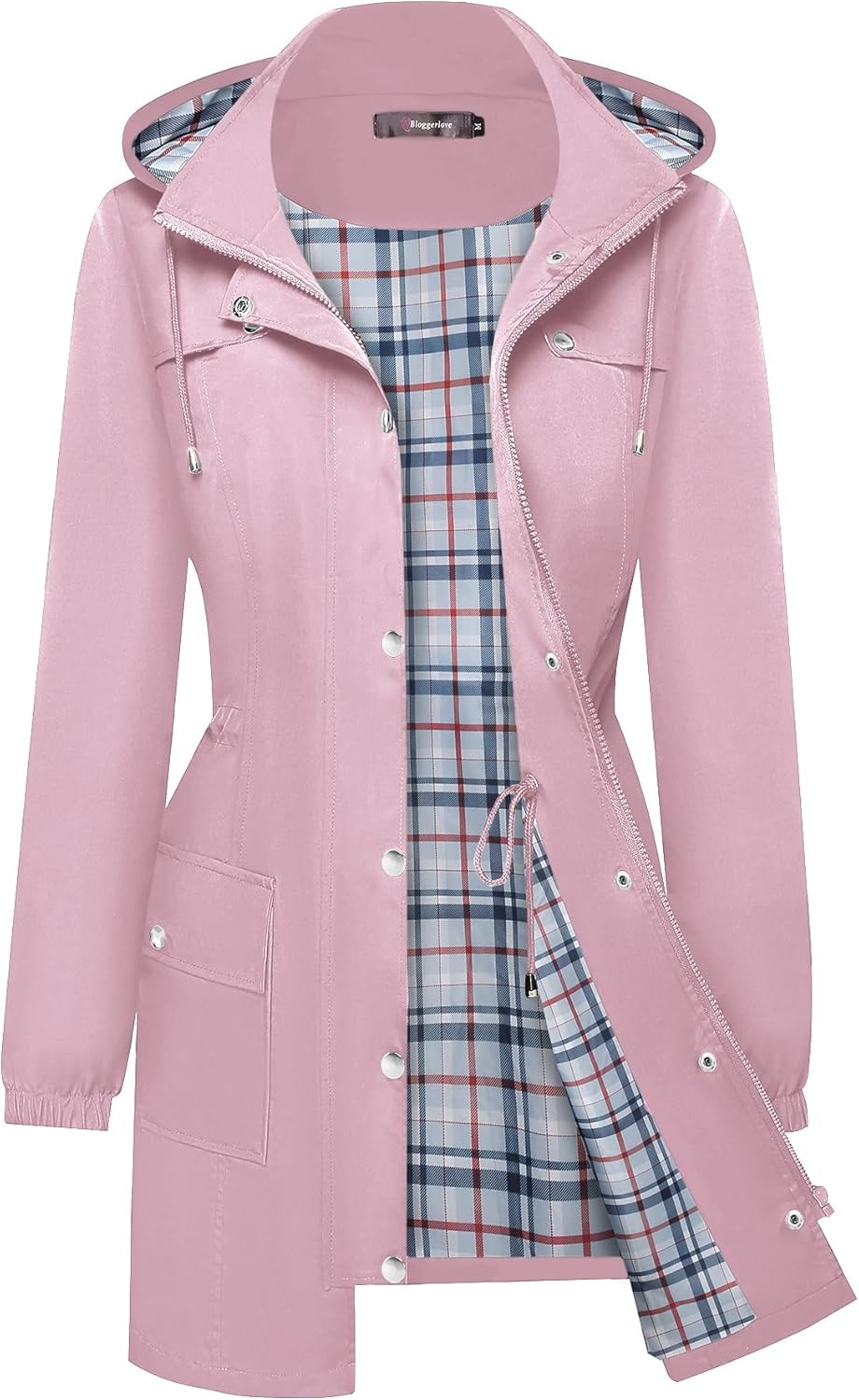Lightweight Rain Jacket for Women - Waterproof Windbreaker Coat