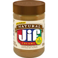 Jif Natural Creamy Peanut Butter Spread, 28 oz x10 - No Stir