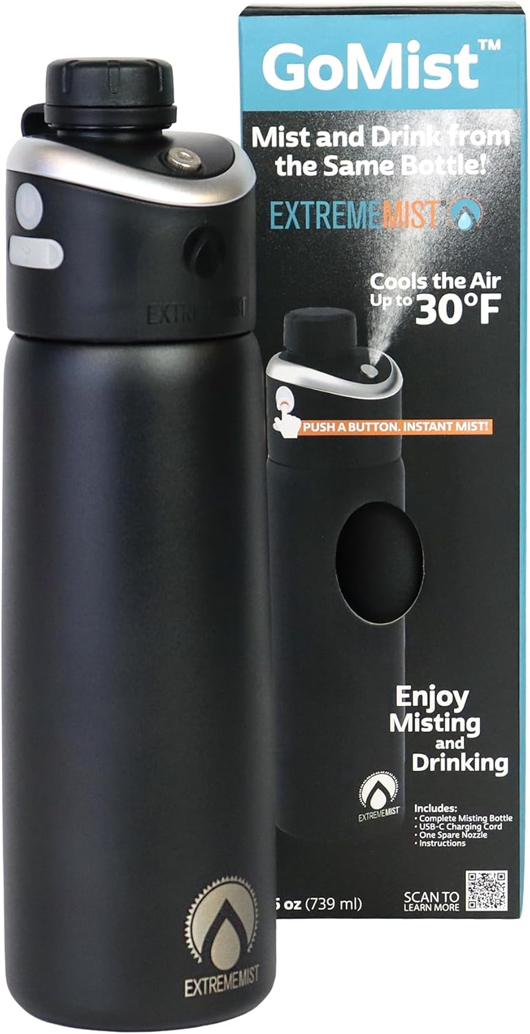 GoMist Misting & Drinking Bottle - Personal Mister for Hydration