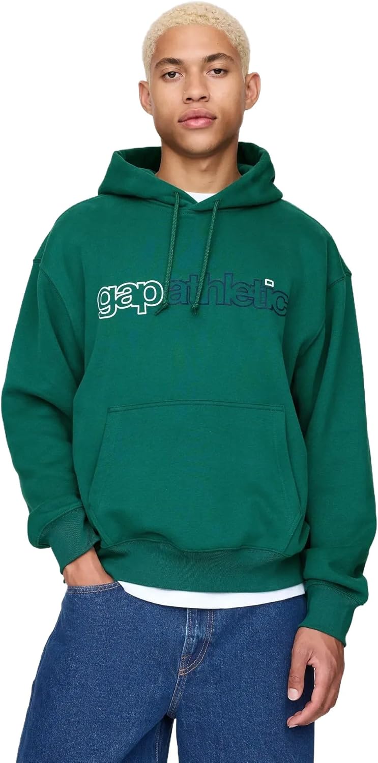 GAP mens Logo Fleece Hoodie - Classic Style for Everyone