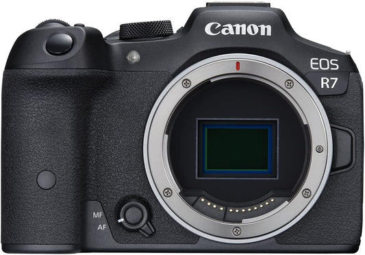 Canon EOS R7: 32.5MP Hybrid Mirrorless Camera - 4K Video, Ideal for Sports & Vlogging
