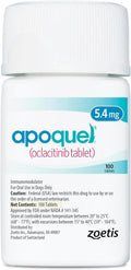 Apoquel oclacitinib Tablet for Dogs 5.4 mg 100 Tablets - Fast Itch